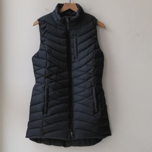 Duluth Trading Cold Faithful Down Tunic Vest Black Women's XS